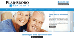 Desktop Screenshot of plainsborodentalarts.com